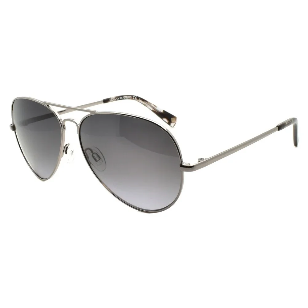 Banana Republic BR4004 /S 6LB90 Men's Sunglasses Aviator Ruthenium Gray Gradient